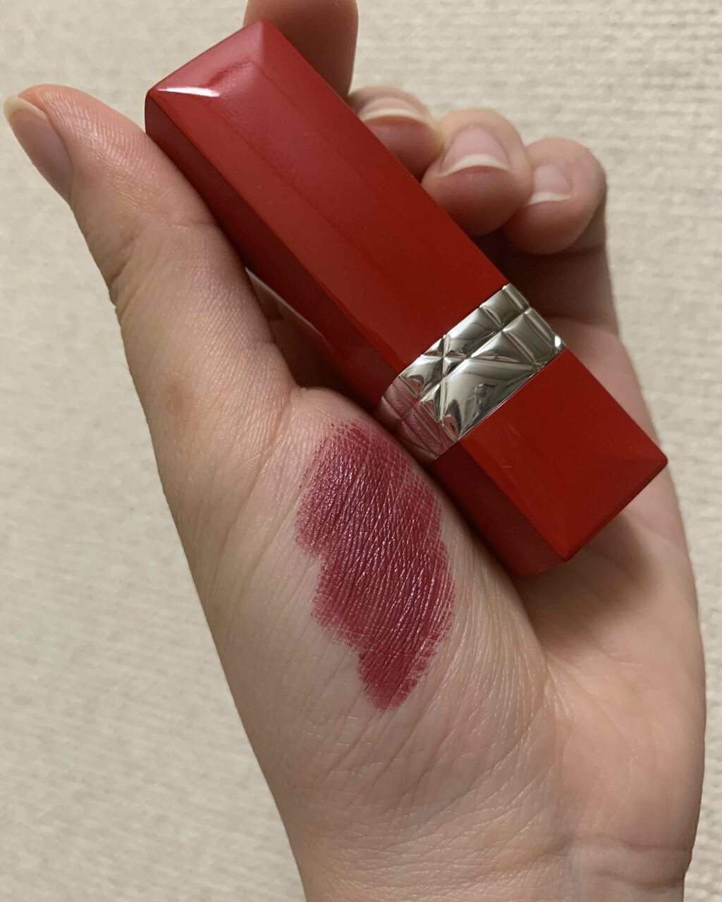 ルージュ ディオール ウルトラ バーム 975 パラダイス/Dior/口紅を使ったクチコミ（2枚目）