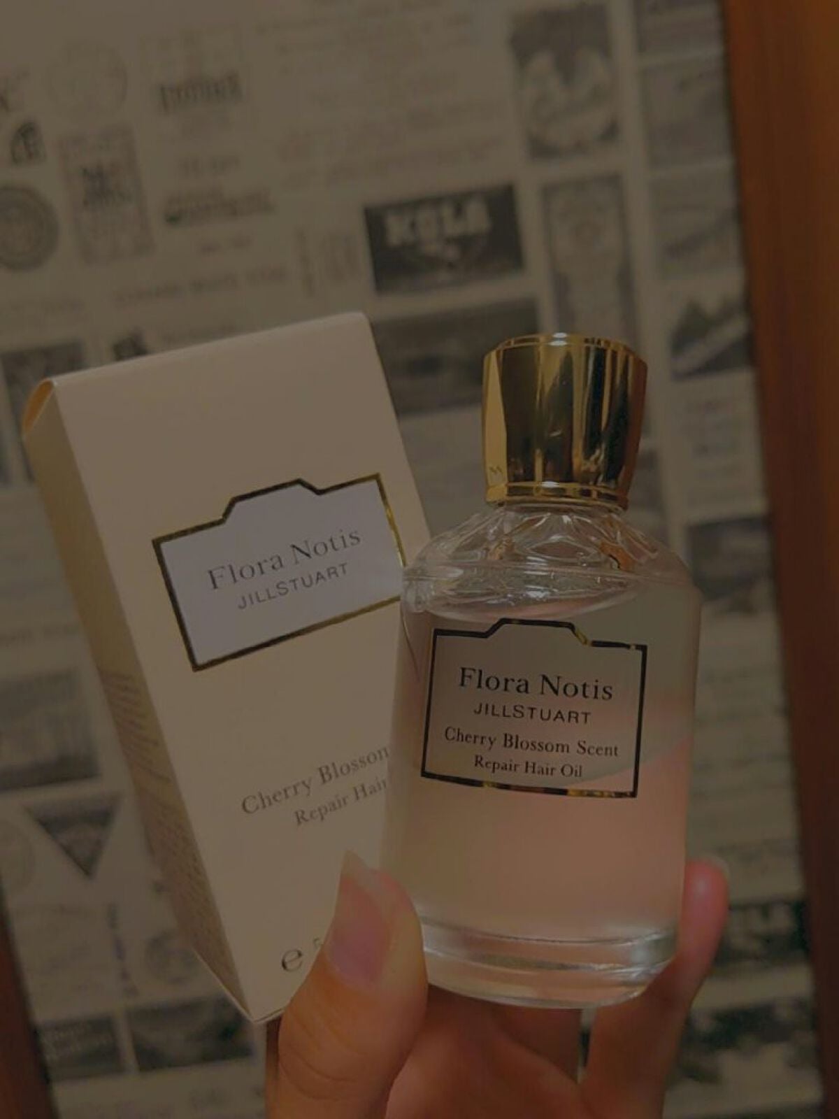 チェリーブロッサム リペアヘアオイル/Flora Notis JILL STUART/ヘアオイルを使ったクチコミ(1枚目)