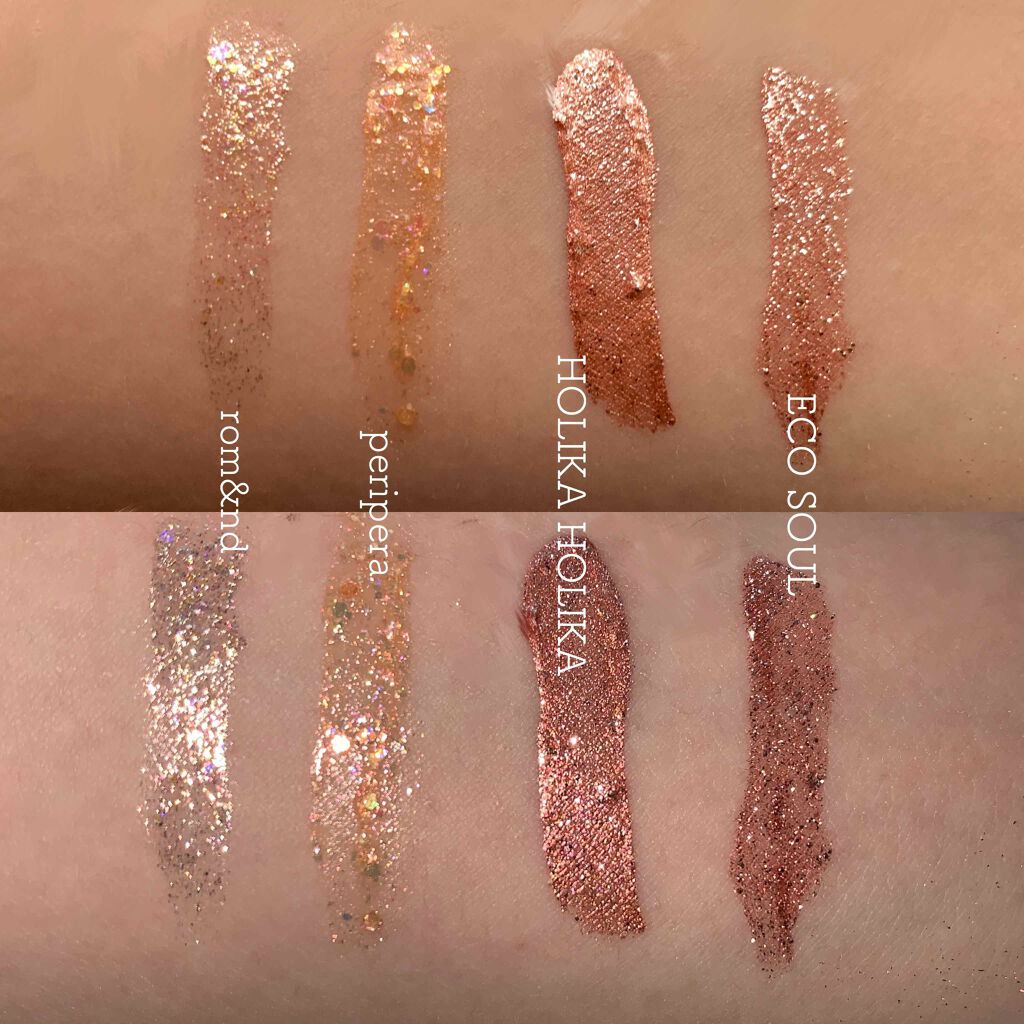 アイメタルグリッター/HOLIKA HOLIKA/グリッターを使ったクチコミ（2枚目）