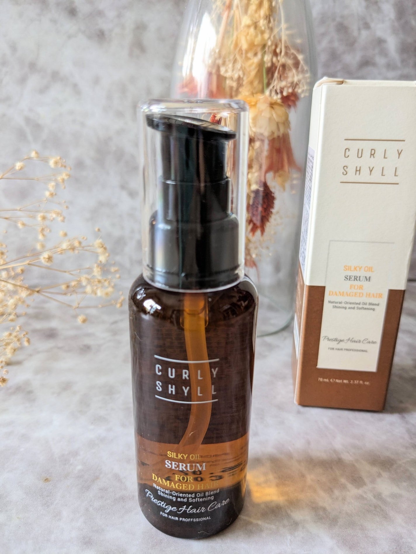 SILKY OIL SERUM/CULRY SHYLL/ヘアオイルを使ったクチコミ(2枚目)