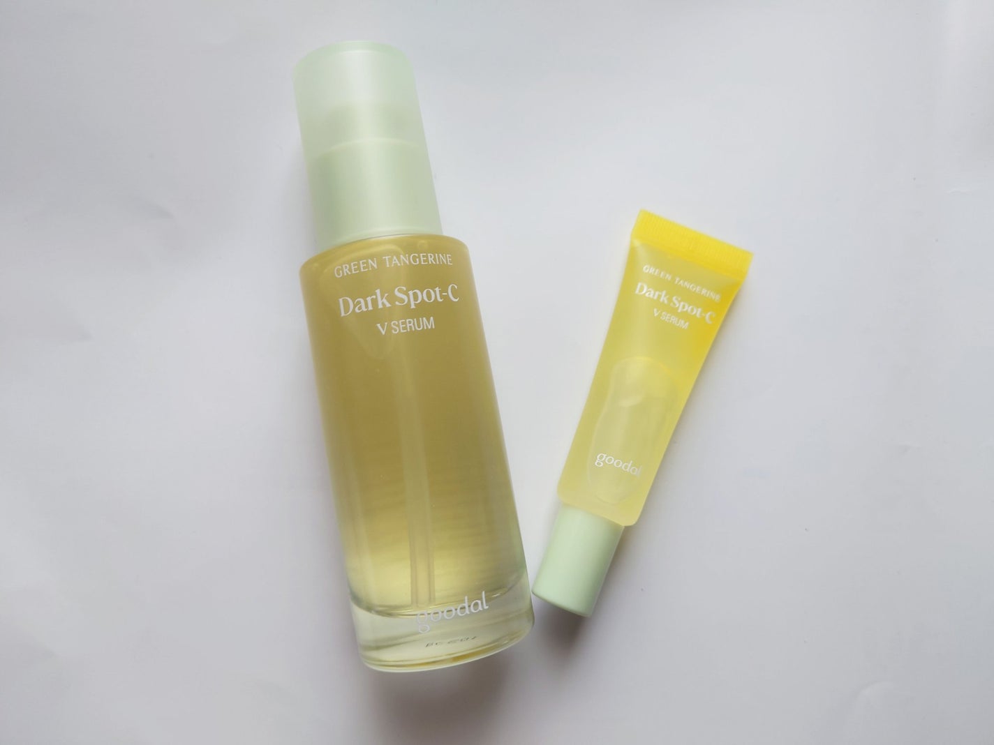 グリーンタンジェリン ビタC ダークスポットケアセラム/goodal/美容液を使ったクチコミ(5枚目)