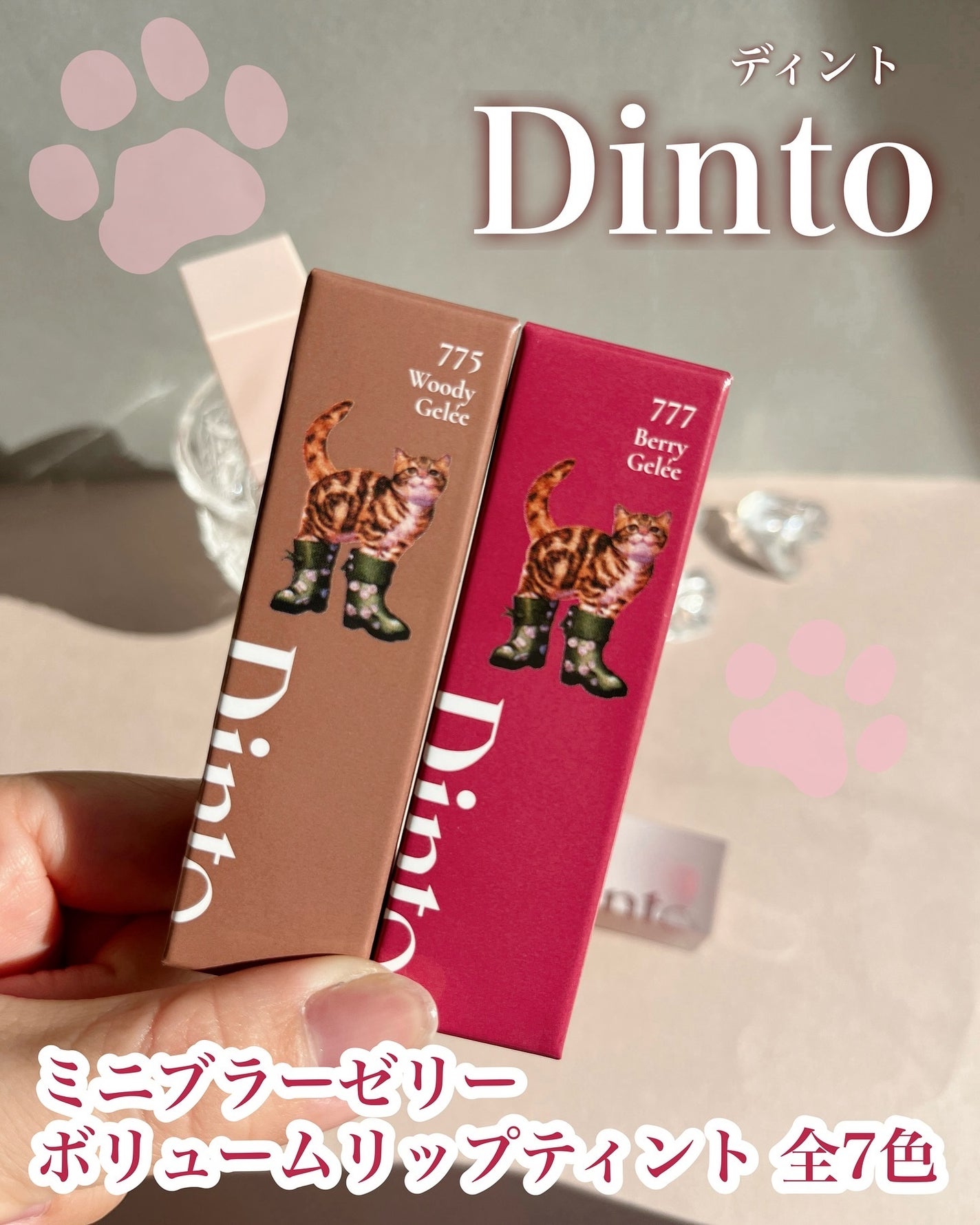 (ル・シャ ボテコレクション)ブラーゼリーボリュームリップティント/Dinto/リップティントを使ったクチコミ(2枚目)