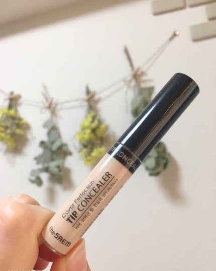 カバーパーフェクション チップコンシーラー/the SAEM/リキッドコンシーラーを使ったクチコミ(1枚目)