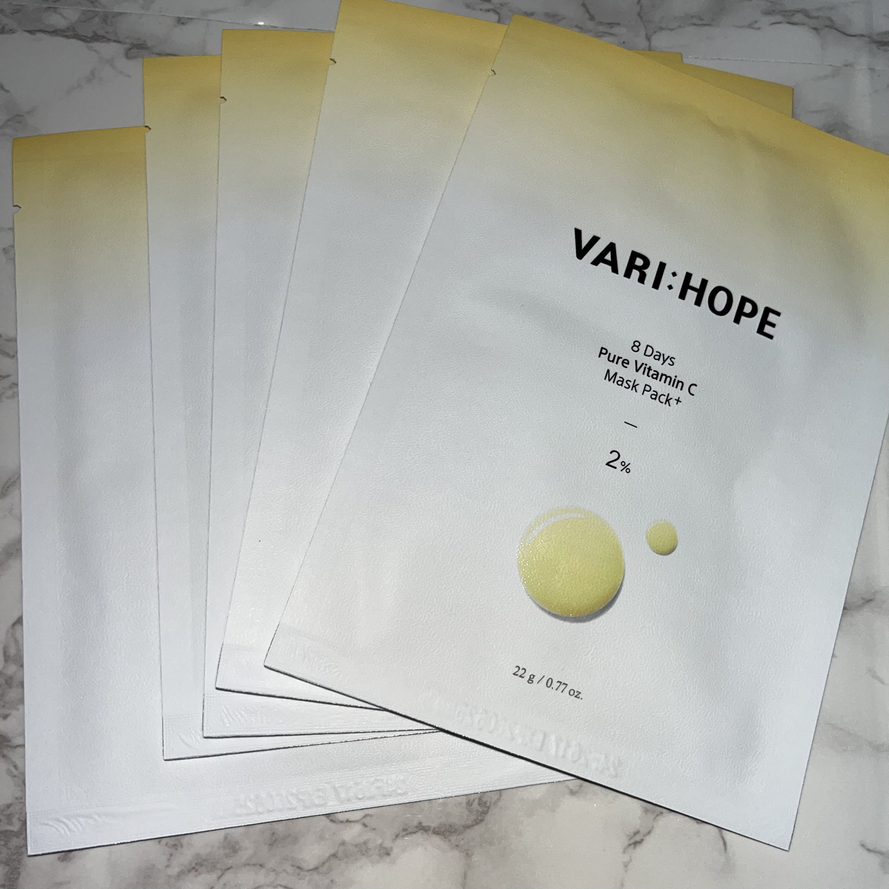 ピュアビタミンCマスクパック/VARI:HOPE/シートマスク・パックを使ったクチコミ（1枚目）