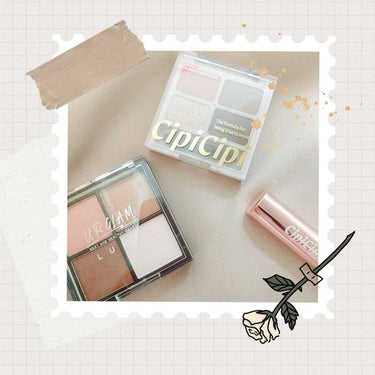 UR GLAM LUXE　4 COLORS EYESHADOW PALLET/U R GLAM/アイシャドウパレットを使ったクチコミ（1枚目）