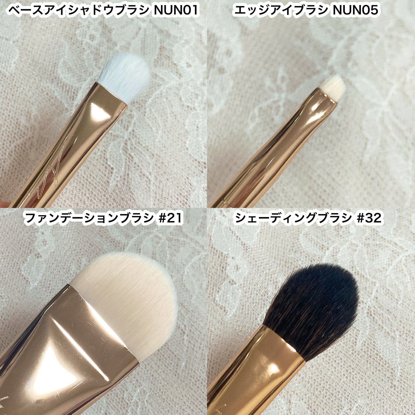 okhee ベースアイシャドウブラシ NUN01/SOOA DOR/メイクブラシを使ったクチコミ(2枚目)