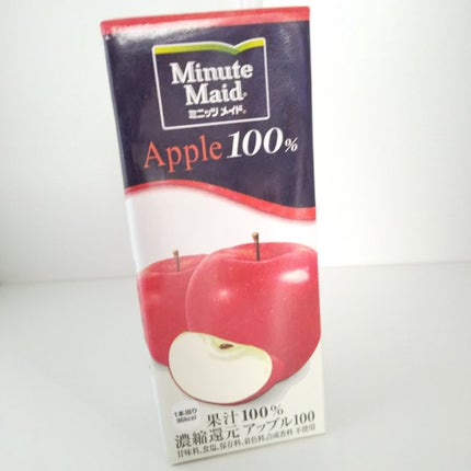 ミニッツメイド アップル100/コカ・コーラ/ドリンクを使ったクチコミ(3枚目)