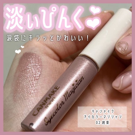 アイカラーマジシャン 02 約束/キャンメイク/アイシャドウを使ったクチコミ(1枚目)