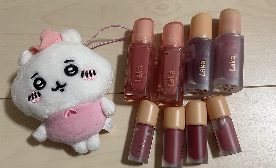 ジェリーイングヌードグロス/Laka/リップグロスを使ったクチコミ（2枚目）