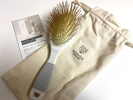 プレミアム FOXカッサ ヘアブラシ/SNOW FOX SKINCARE/ヘアブラシを使ったクチコミ(2枚目)