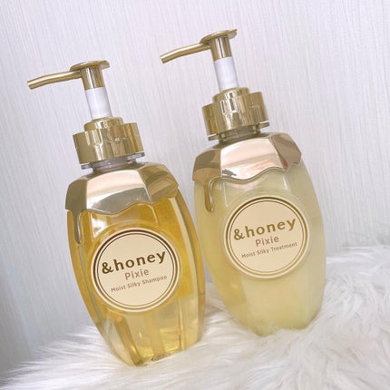 アンドハニー ピクシー モイストシルキー シャンプー1.0/ヘアトリートメント2.0/&honey/市販シャンプーを使ったクチコミ(5枚目)