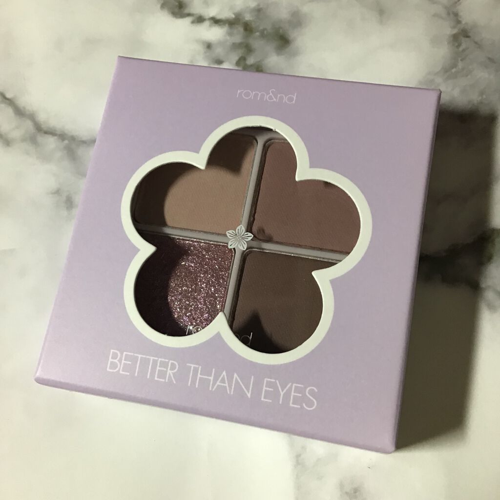 ベターザンアイズ/rom&nd/アイシャドウパレットを使ったクチコミ(1枚目)