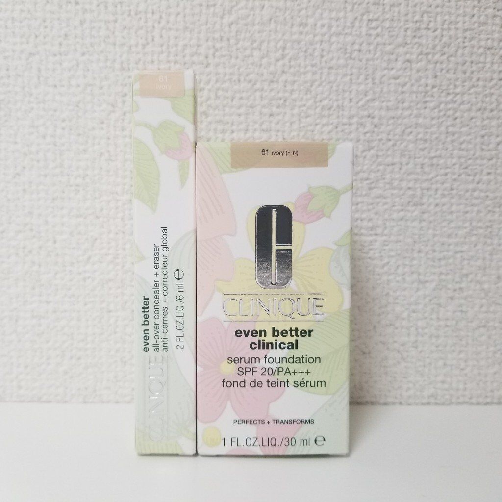 イーブン ベター ブライト セラム ファンデーション 20/CLINIQUE/リキッドファンデーションを使ったクチコミ（2枚目）