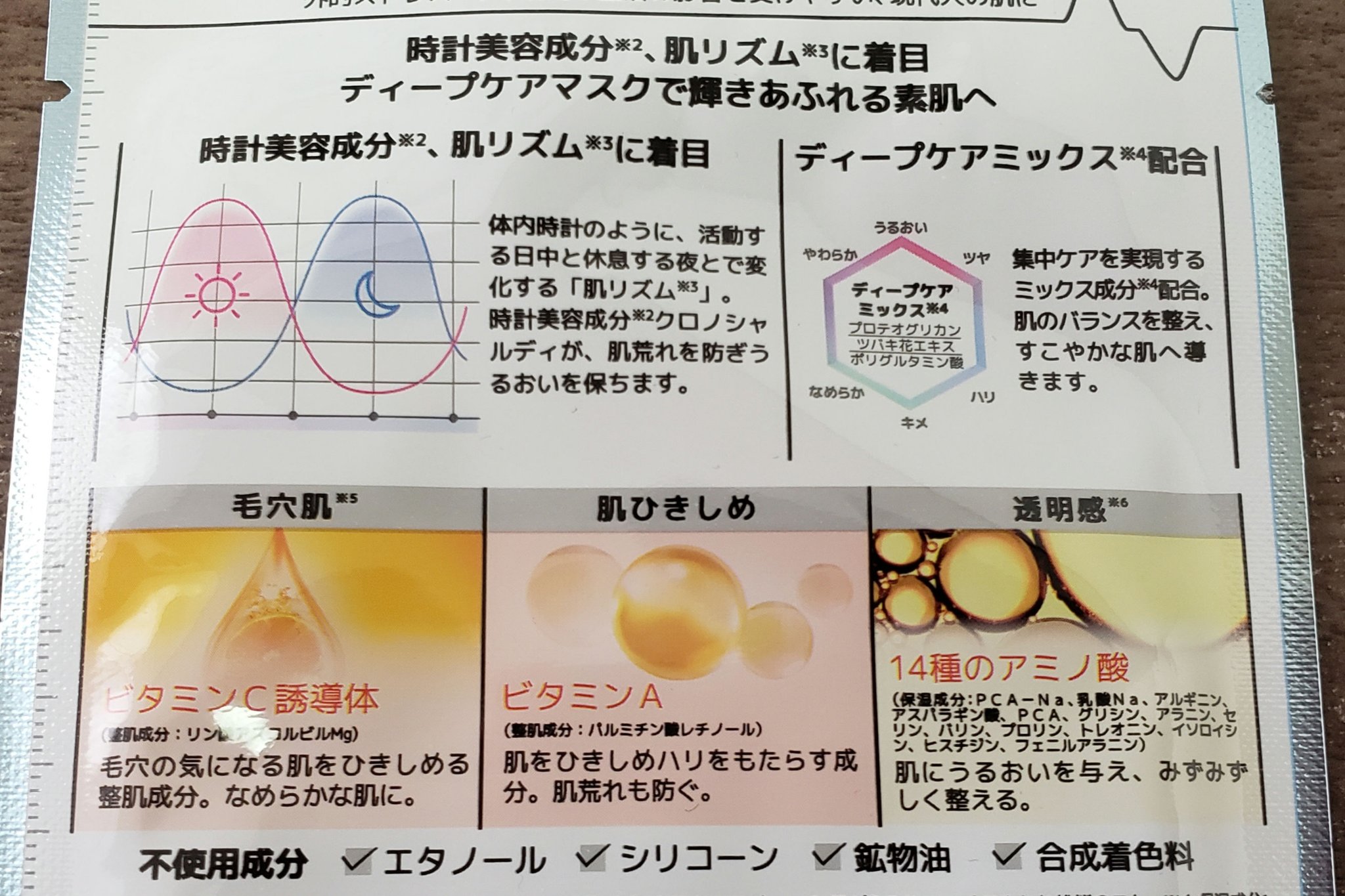 ディープケアマスク ビタミン/RISM/シートマスク・パックを使ったクチコミ（2枚目）