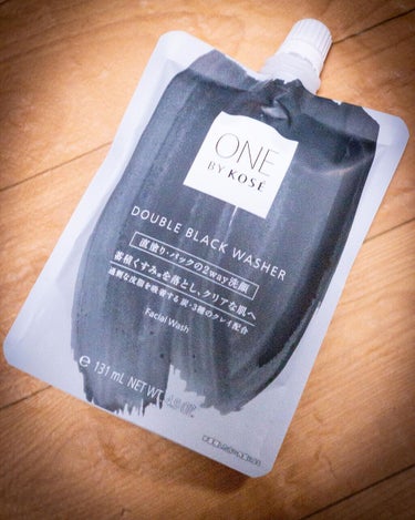 ダブル ブラック ウォッシャー/ONE BY KOSE/その他洗顔料を使ったクチコミ（1枚目）