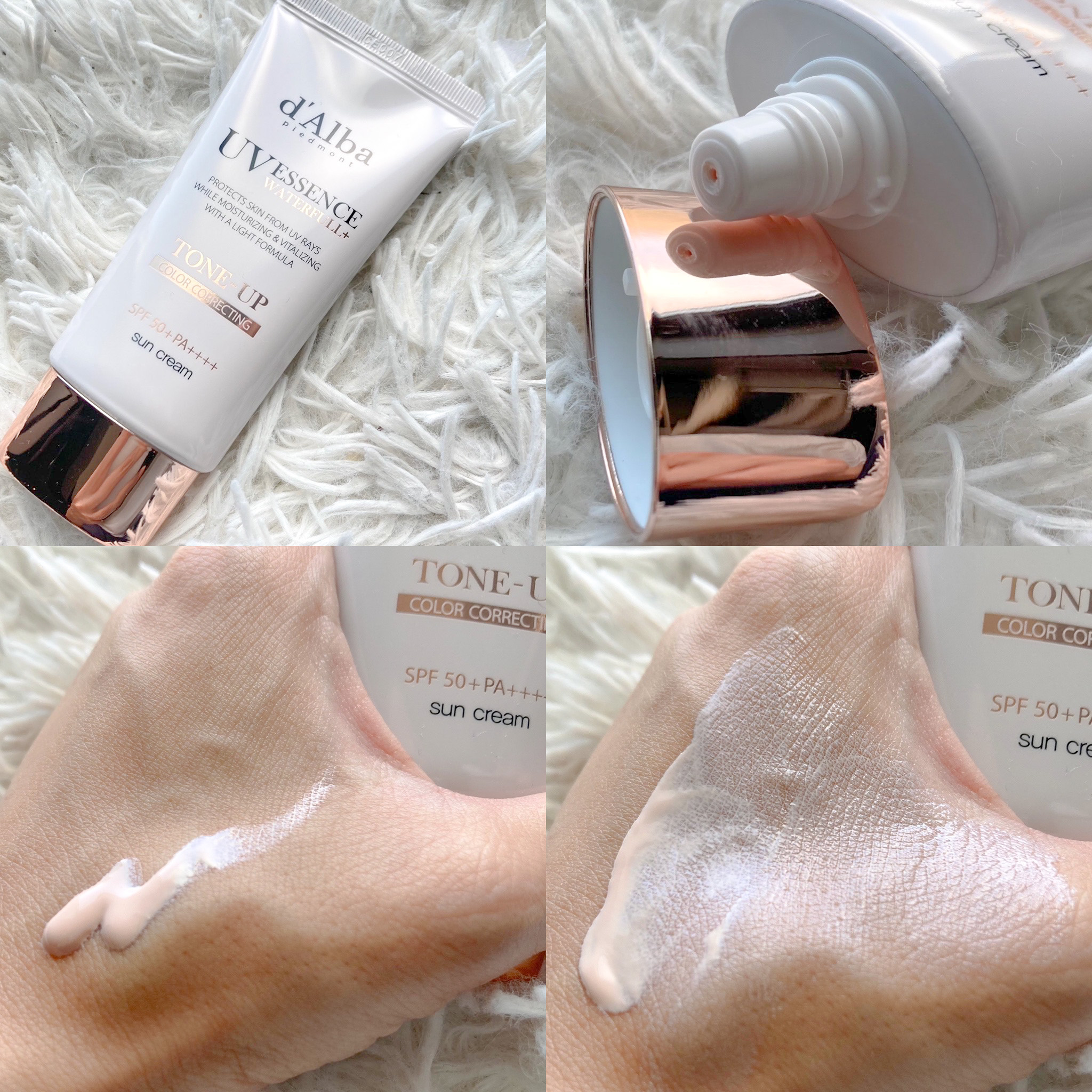 ウォータフルトーンアップサンクリーム/ダルバ/日焼け止めクリームを使ったクチコミ（2枚目）