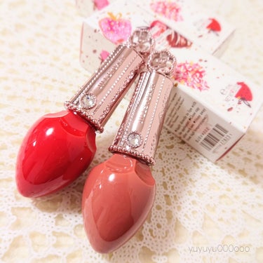 JILL STUART ストロベリーホイップ ルージュのクチコミ「JILL STUARTのバレンタインコレクション🐇💞
甘い香りの苺のリップ💄💓


ジルスチュ.....」（1枚目）