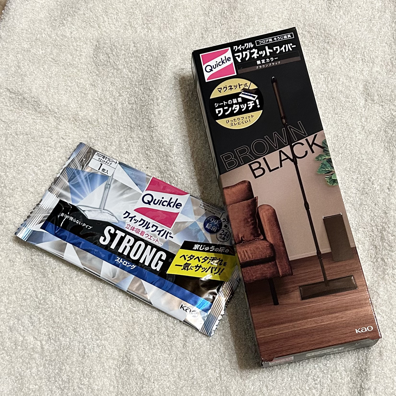 クイックルマグネットワイパー/花王/その他を使ったクチコミ（1枚目）