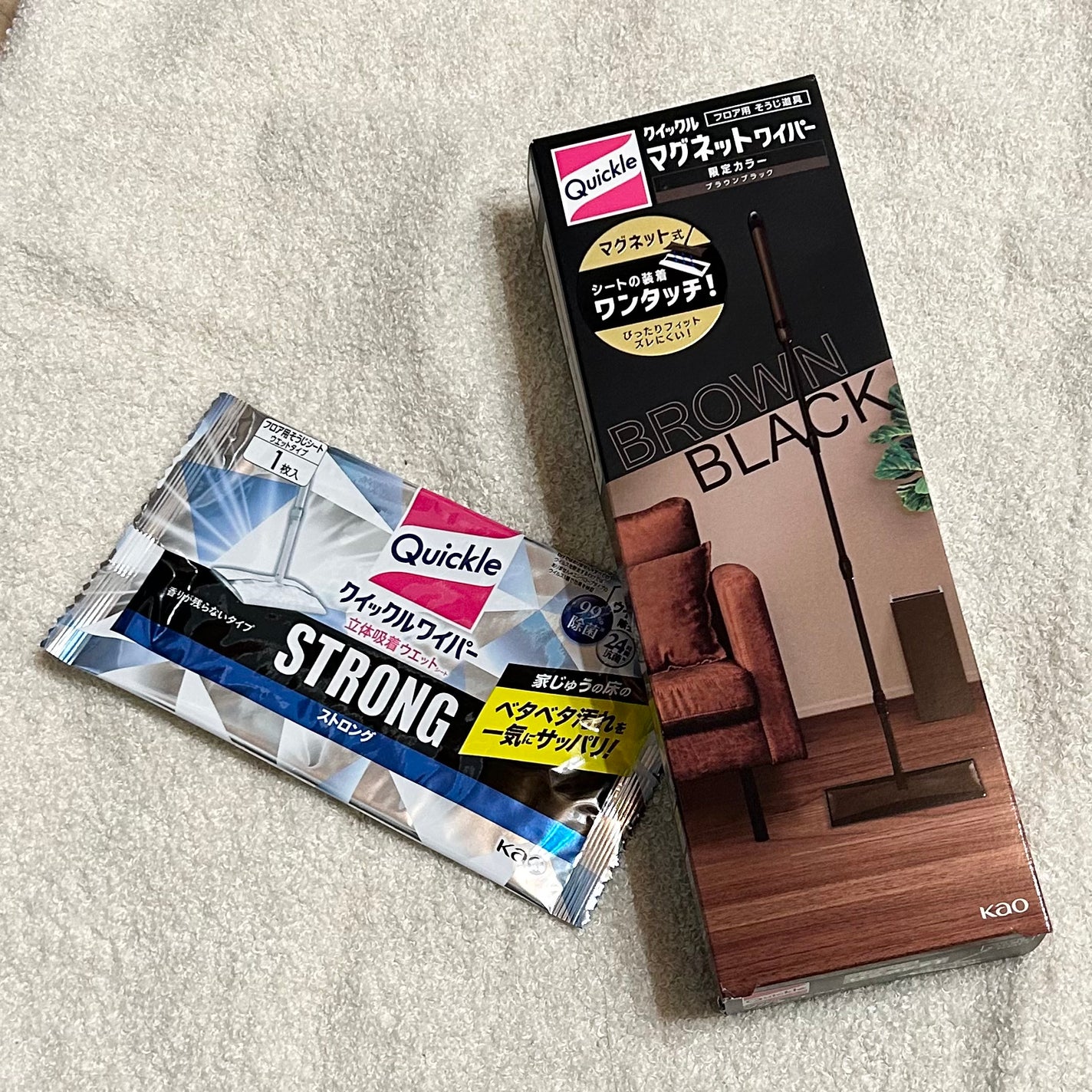 クイックルマグネットワイパー/花王/その他を使ったクチコミ(1枚目)