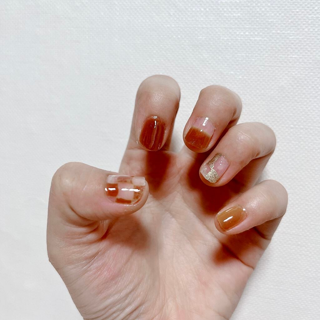 セルフカスタム ネイルシール/KEEPU/ネイルシールを使ったクチコミ(8枚目)