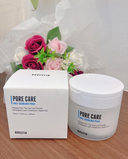 ma_ma@フォロバ100 on LIPS 「ROVECTIN ポアケアノーセボムパッド♡••┈┈┈┈┈┈┈..」(7枚目)