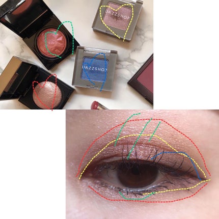 アリュールド シングル アイシャドウ FALL IN SILENCE 20/DAZZSHOP/単色アイシャドウを使ったクチコミ(2枚目)