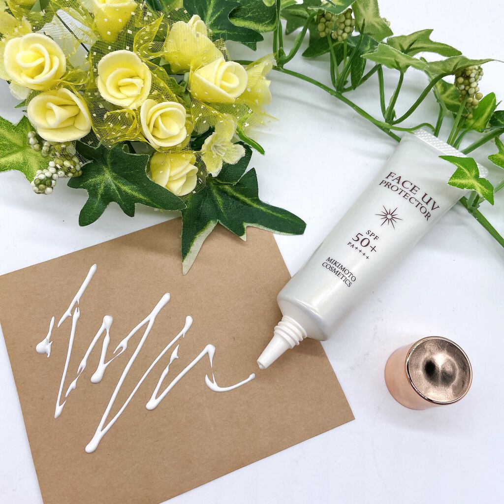 フェイス UVプロテクター/ミキモト コスメティックス/日焼け止めクリームを使ったクチコミ（2枚目）