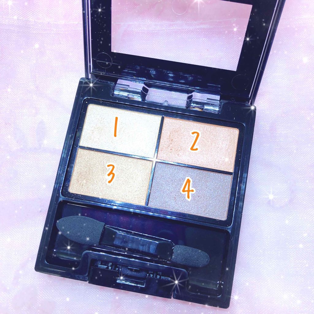 アイグロー シャドウ クワッド N/REVLON/アイシャドウパレットを使ったクチコミ（2枚目）