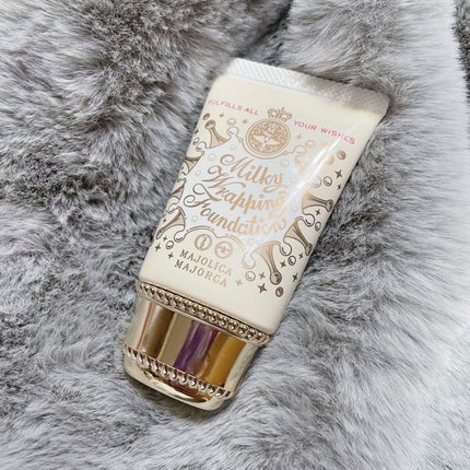 ミルキーラッピングファンデ/MAJOLICA MAJORCA/リキッドファンデーションを使ったクチコミ(1枚目)