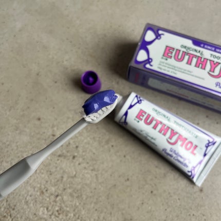 ホワイトパープル歯みがき ピーチフローラルミントの香り/EUTHYMOL/歯磨き粉を使ったクチコミ(2枚目)