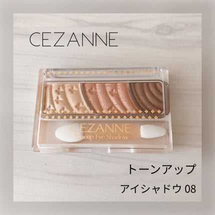 トーンアップアイシャドウ/CEZANNE/アイシャドウパレットを使ったクチコミ(1枚目)