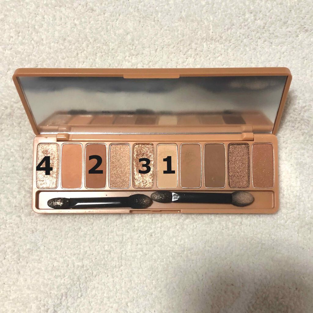 プレイカラー アイシャドウ/ETUDE/アイシャドウパレットを使ったクチコミ（3枚目）