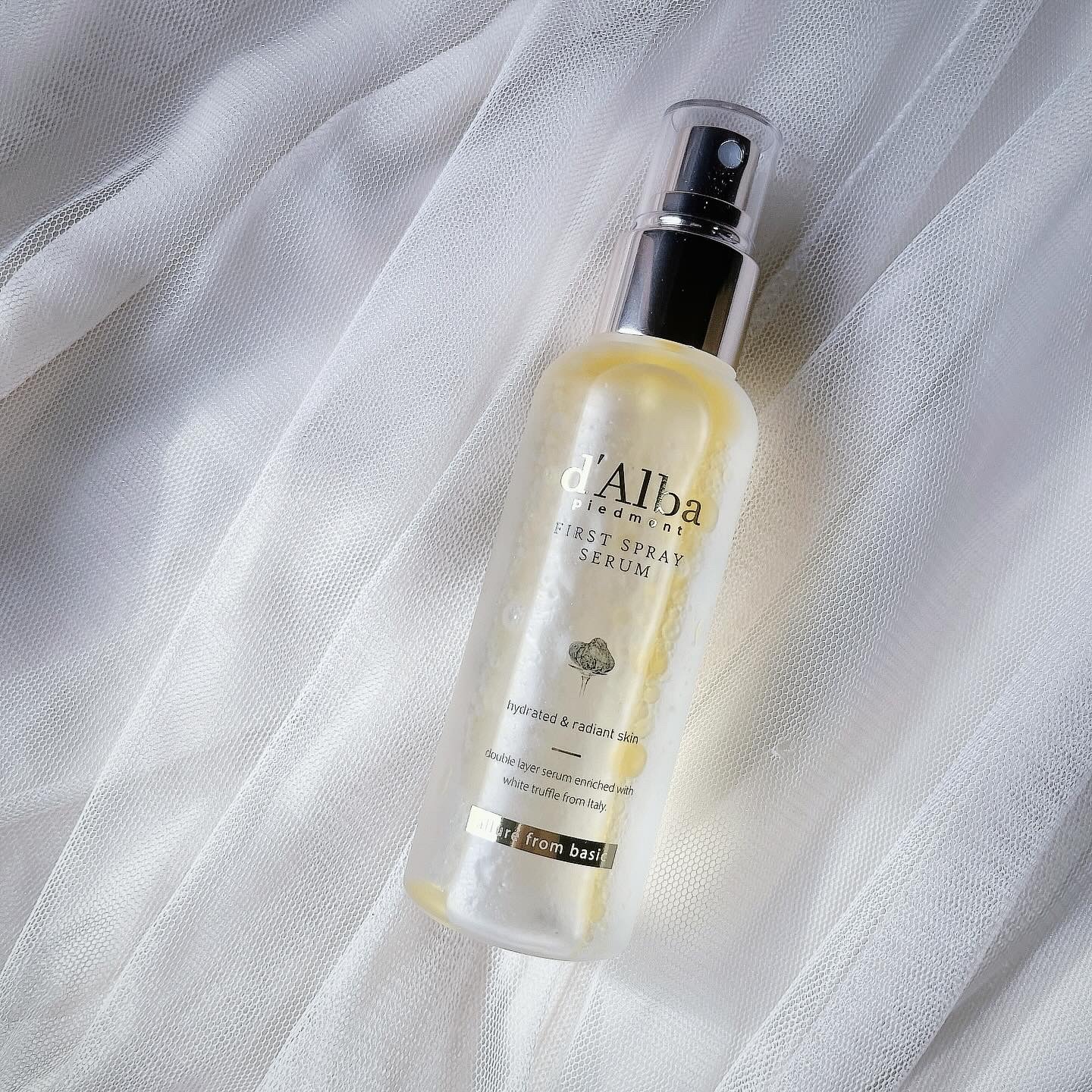 ダルバ ホワイトトリュフファーストスプレーセラム/ダルバ/ミスト状化粧水を使ったクチコミ（2枚目）