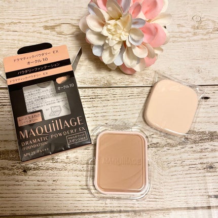 ドラマティックパウダリー EX/マキアージュ/パウダーファンデーションを使ったクチコミ(4枚目)