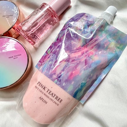 ピンクティーツリーライスシカウォッシュオフパック/APLIN/洗い流すパック・マスクを使ったクチコミ(4枚目)