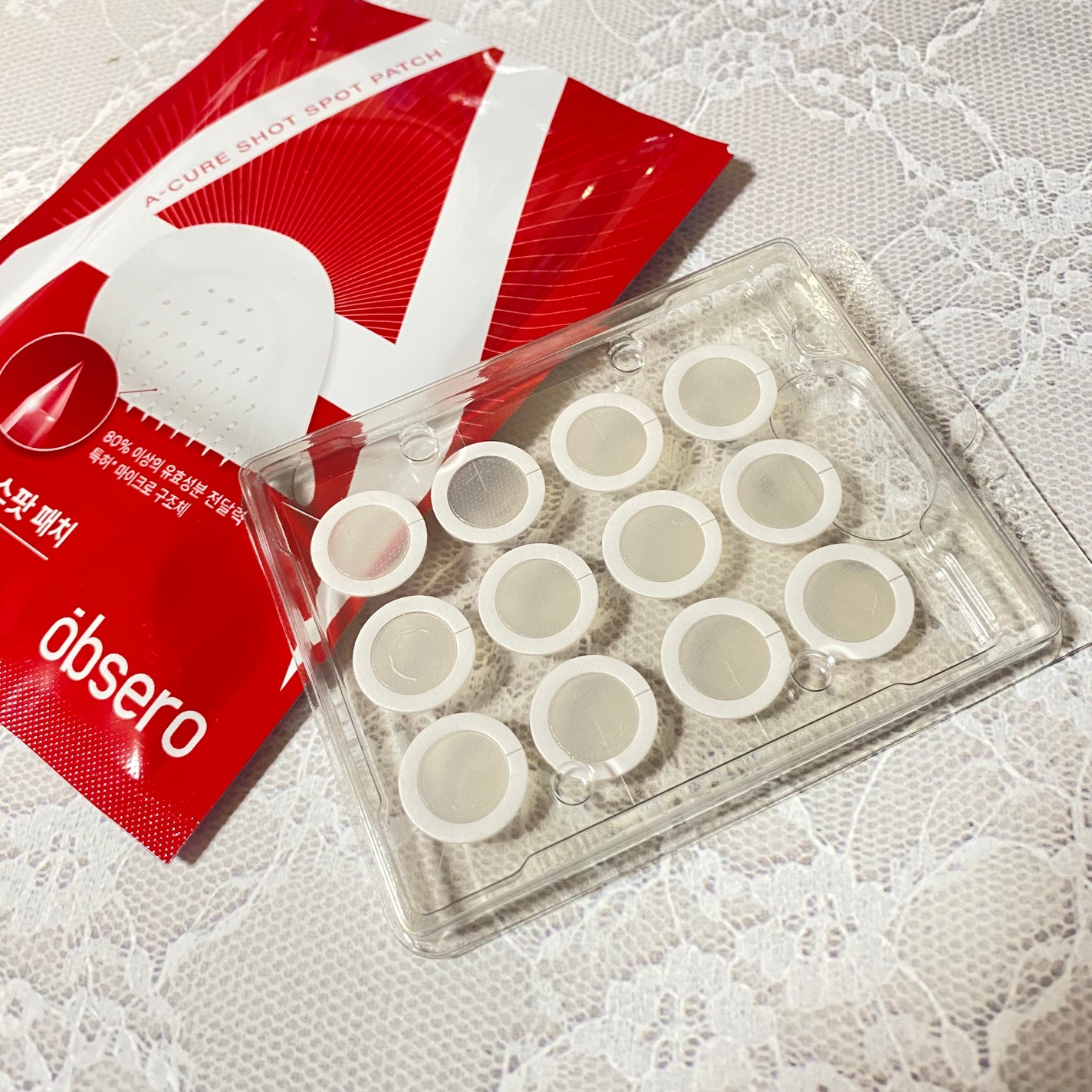 エーキュアショットスポットパッチ/obsero/にきびパッチを使ったクチコミ(3枚目)