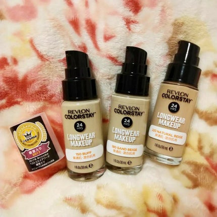 カラーステイ ロングウェア メイクアップ/REVLON/リキッドファンデーションを使ったクチコミ(2枚目)