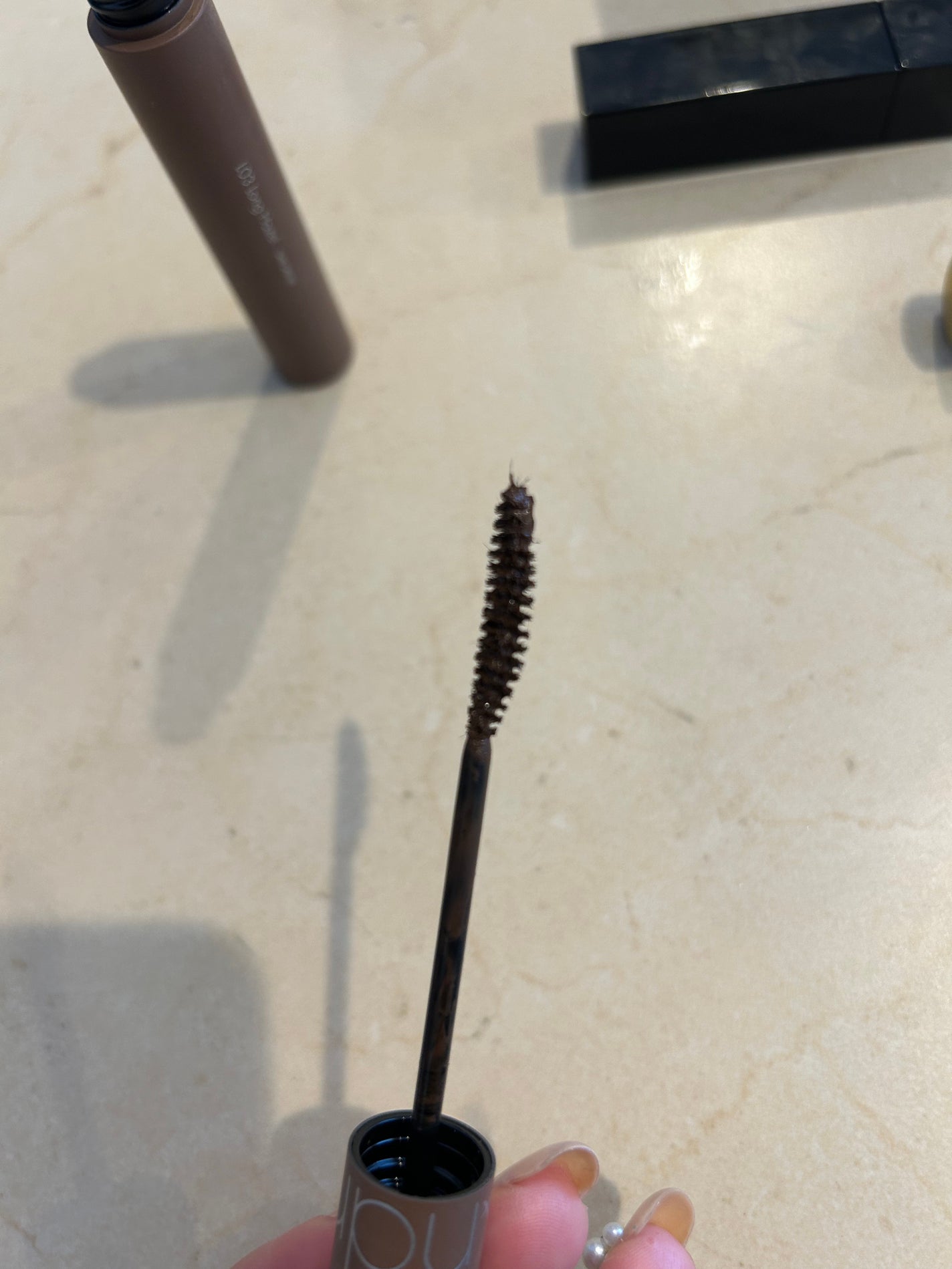 ハンオールフィックスマスカラ/rom&nd/マスカラを使ったクチコミ(1枚目)