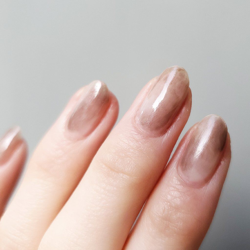 グロッシーコート/スキューズミー/オールインワンネイルを使ったクチコミ（2枚目）