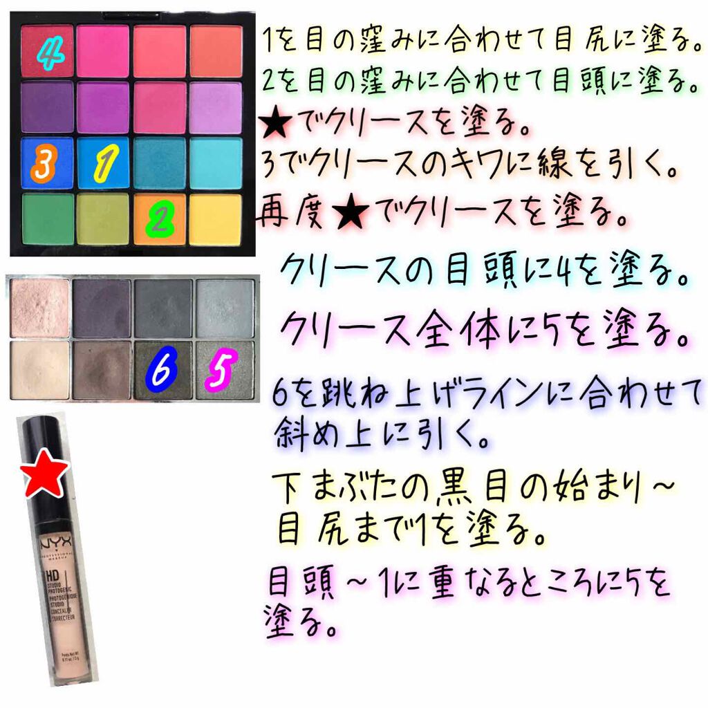 UT シャドウ パレット/NYX Professional Makeup/アイシャドウパレットを使ったクチコミ(2枚目)