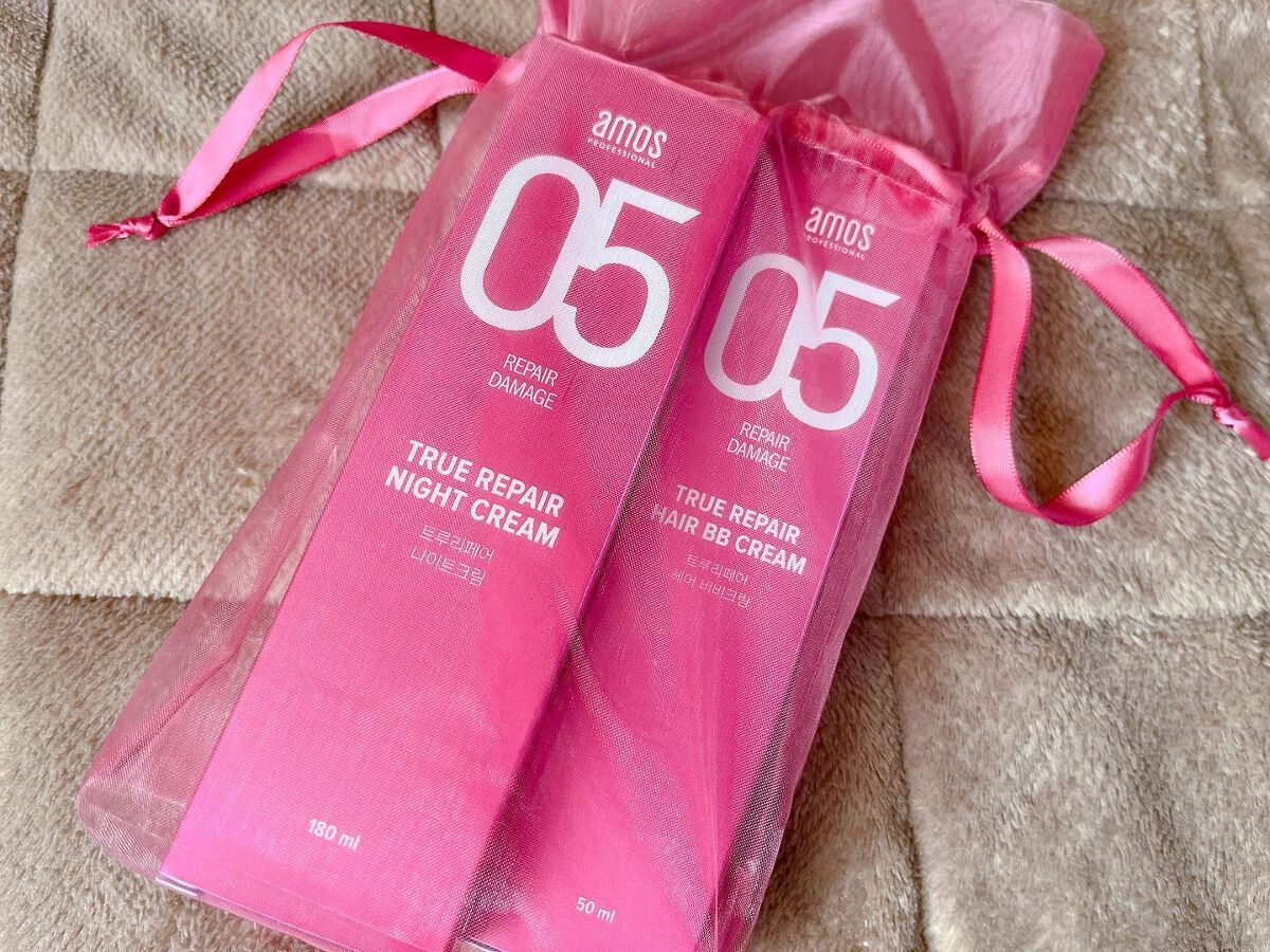 トゥルーリペア ナイトクリーム/amos PROFESSIONAL/アウトバストリートメントを使ったクチコミ(4枚目)