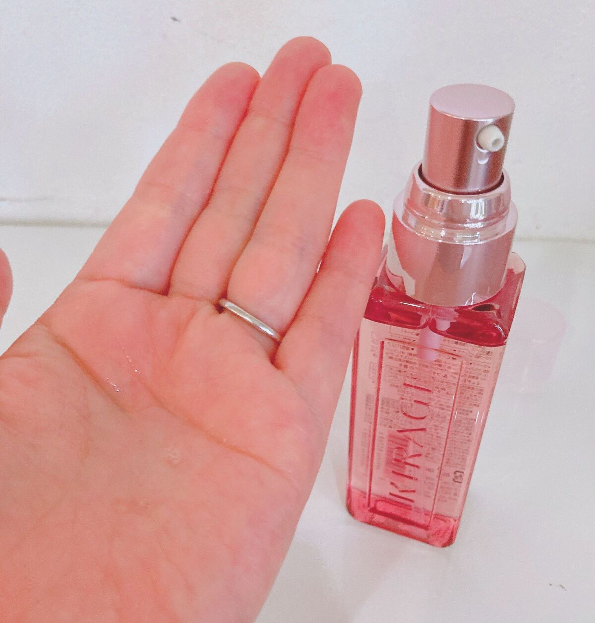 リッチモイスト ヘアオイル/キラージュ/ヘアオイルを使ったクチコミ（1枚目）