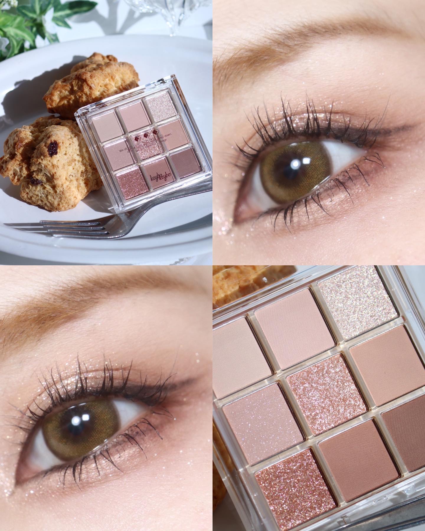 KEYBO FALL IN LOVE SHADOW PALETTE/keybo/アイシャドウパレットを使ったクチコミ（1枚目）