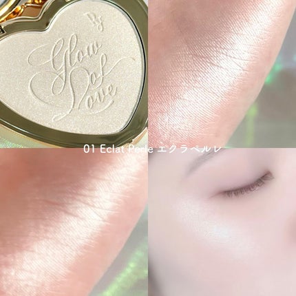 グロウオブラブハイライター/Peony/パウダーハイライトを使ったクチコミ(3枚目)