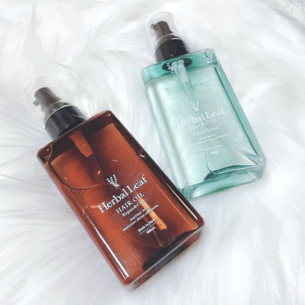 オーガニックヘアオイル クリアサボンの香り/ハーバルリーフ/アウトバストリートメントを使ったクチコミ(2枚目)