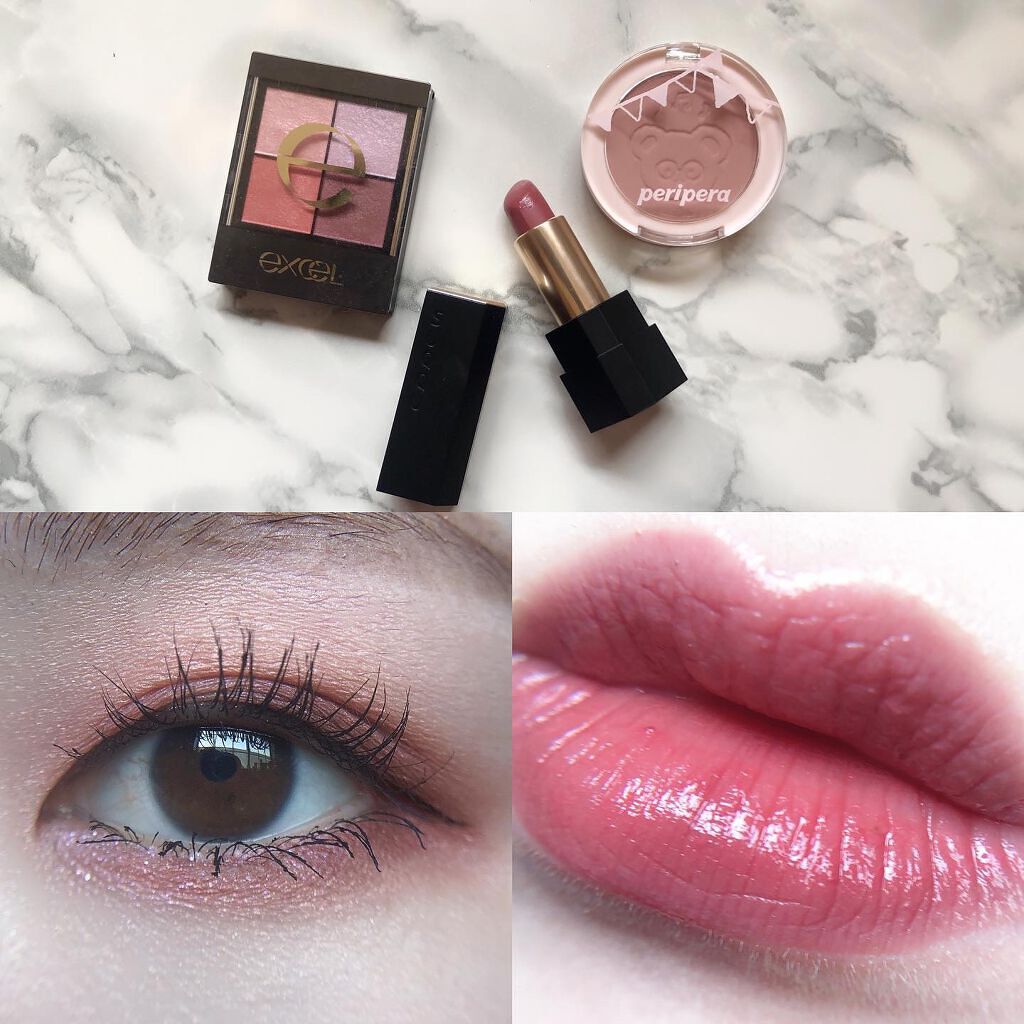 あゆみ on LIPS 「・\#todaysmake/・アイシャドウ☑@excelmak..」(1枚目)