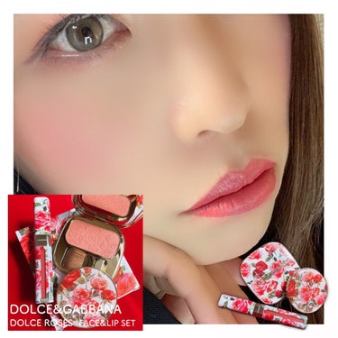 ドルチェ ローズ フェイス＆リップセット/DOLCE&GABBANA BEAUTY/口紅を使ったクチコミ（1枚目）