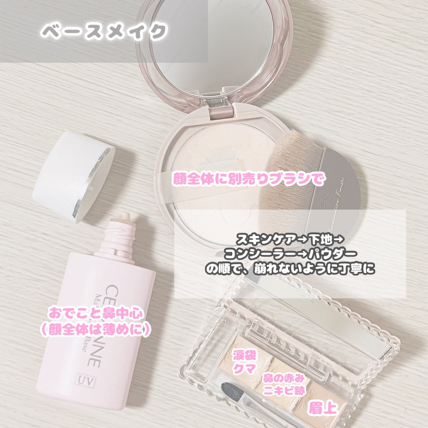 カラーミキシングコンシーラー/キャンメイク/パレットコンシーラーを使ったクチコミ(5枚目)