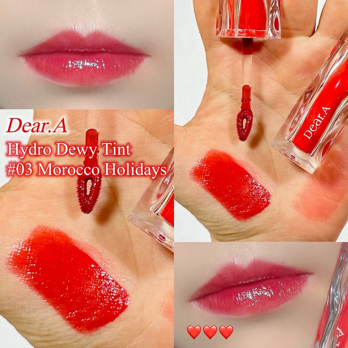 ハイドロデュイティント/Dear.A/リップティントを使ったクチコミ(1枚目)