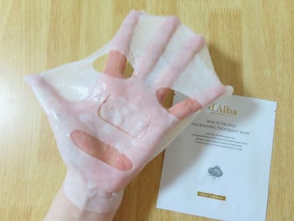 ホワイトトリュフナリシングトリートメントマスク/ダルバ/シートマスク・パックを使ったクチコミ(3枚目)